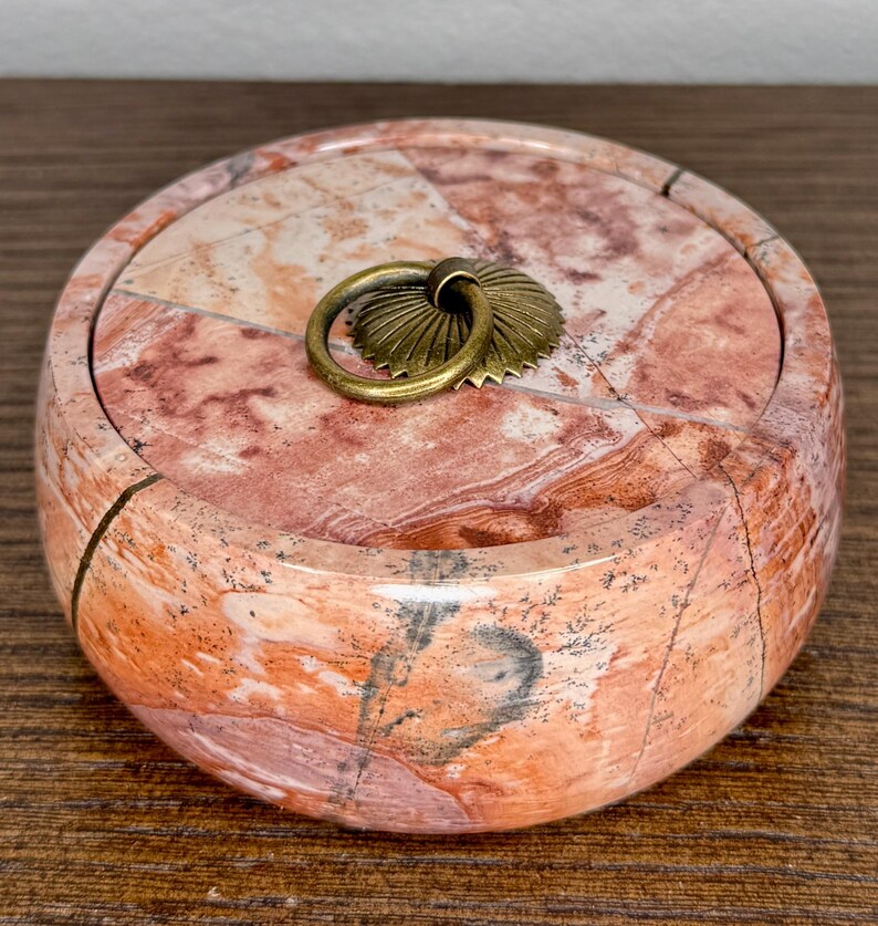 Boîte en jaspe colorée avec image chinoise - Etsy France