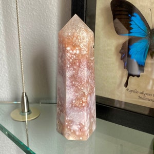 Roze Amethist Bloem Agaat Toren