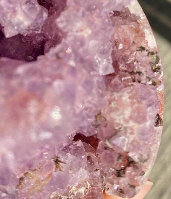 特価☆ アメジスト　ピンクアメジスト　フラワーアゲート　スフィア 20a8f6e044aa48b0cc5dc42019df8d