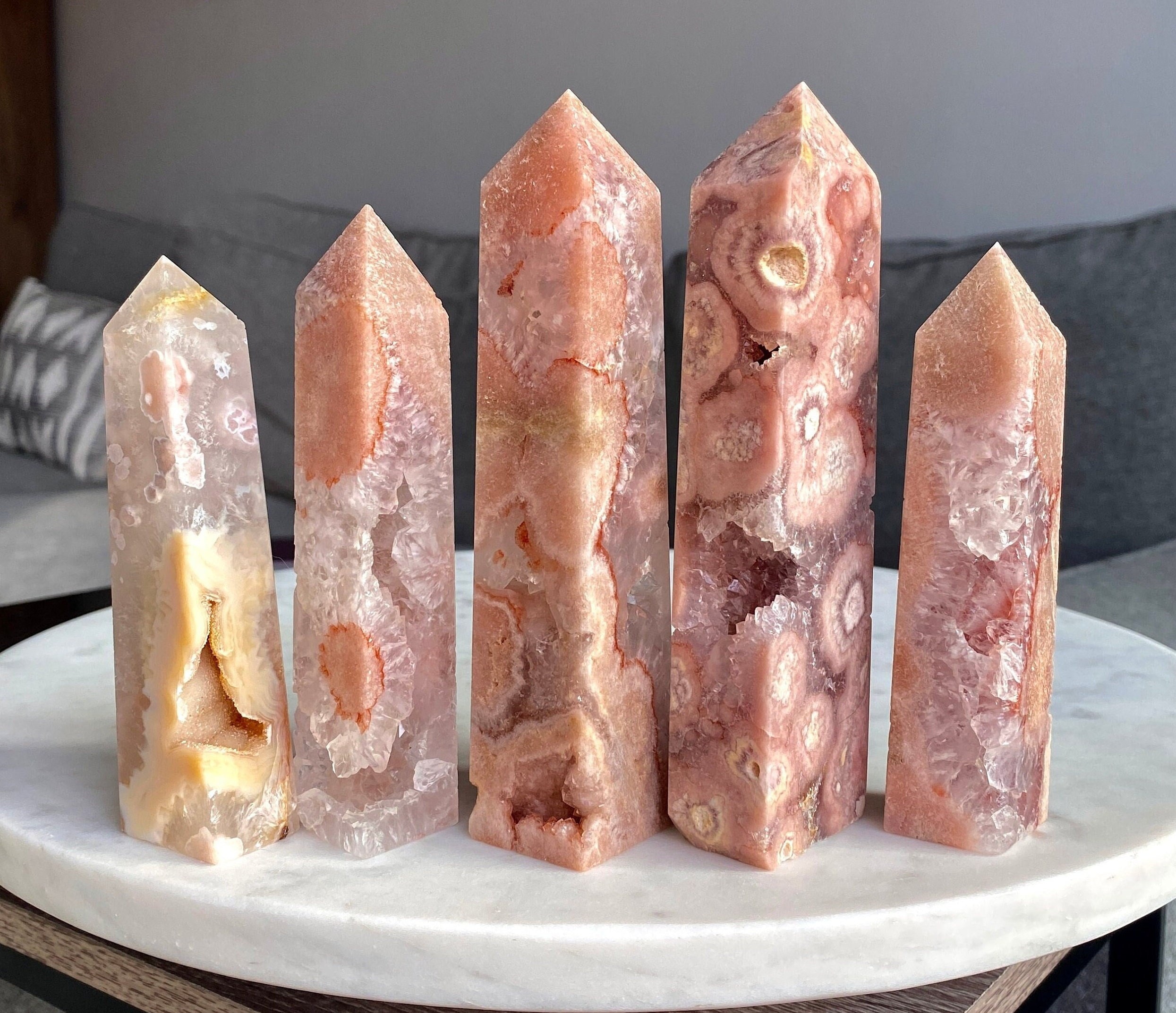 Pink Amethyst Tower - Etsy
