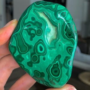Whimsical Malachite and Chrysocolla Free Form