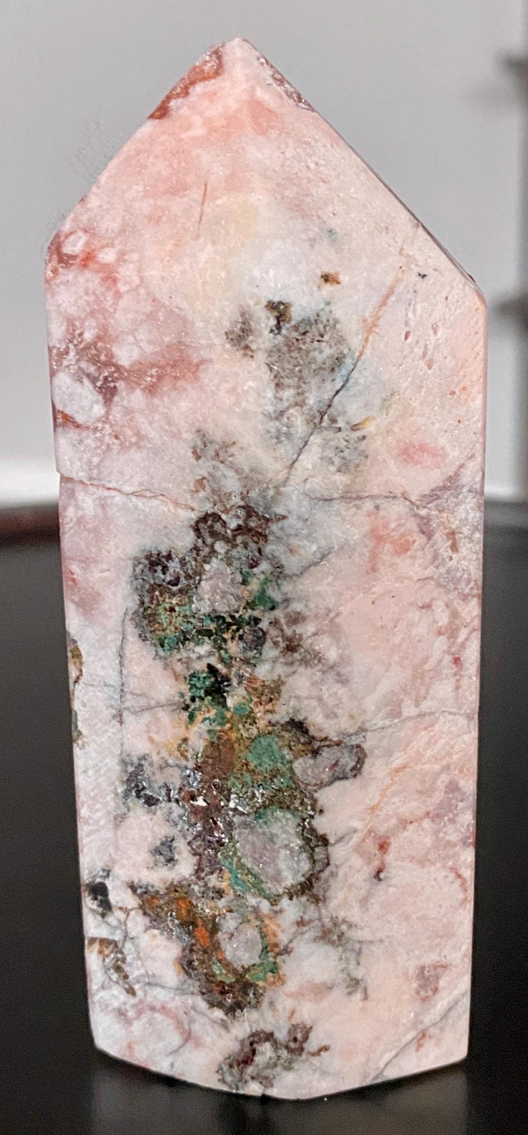 ドゥルージーピンクアメジストフラワーアゲートタワー - Etsy 日本