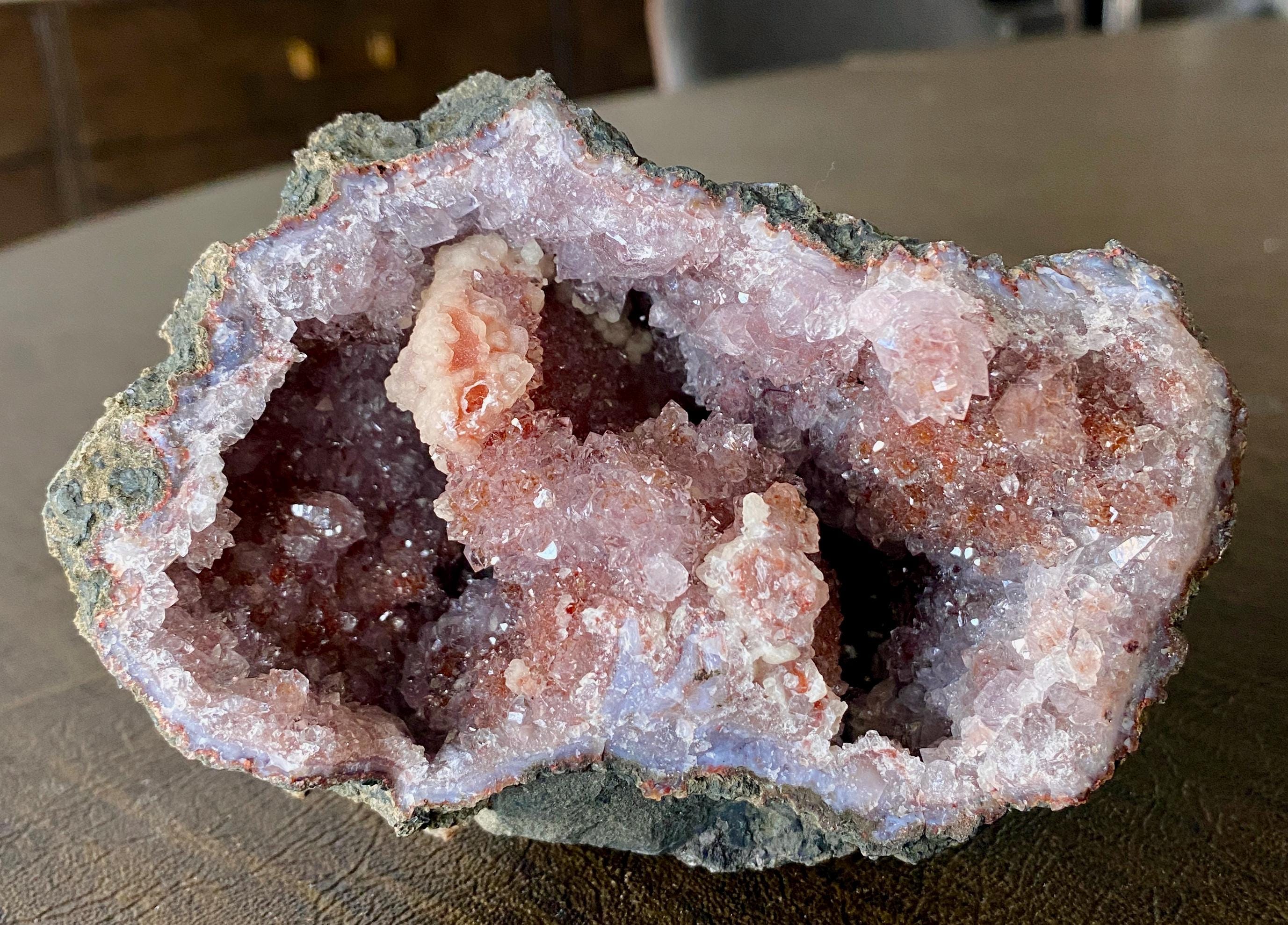 モロッコ産ピンクアメジスト原石ジオード - Etsy 日本