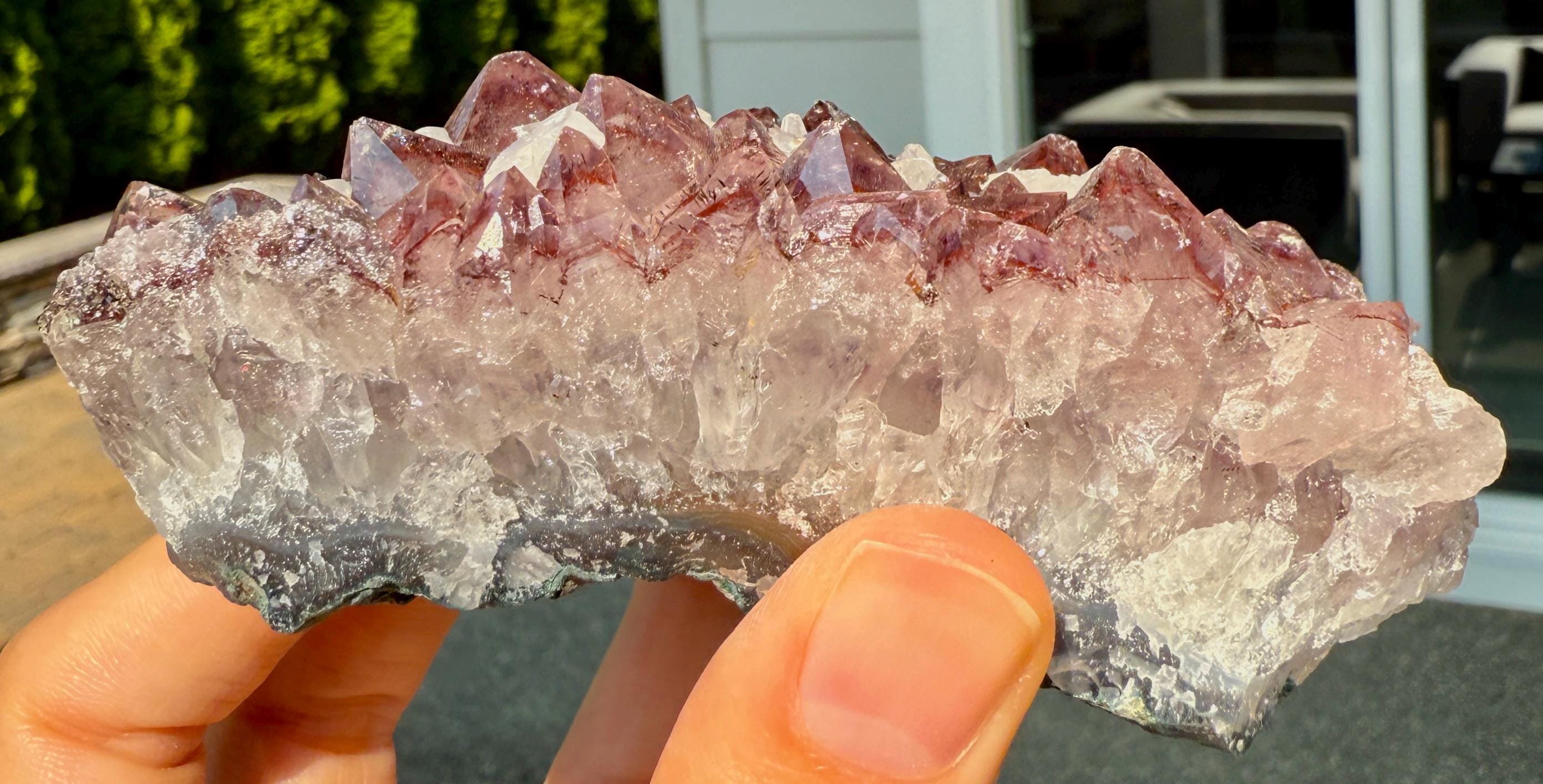 希少なレッドファントムアメジストクラスター - Etsy 日本