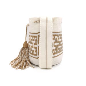 Wayuu-väska, enkel tråd, medium, mochila