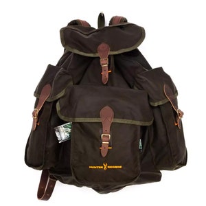 Hunting Backpack | Canvas and Leather |  L- 40 liters | Camping Bagpack | Travel Bagpack