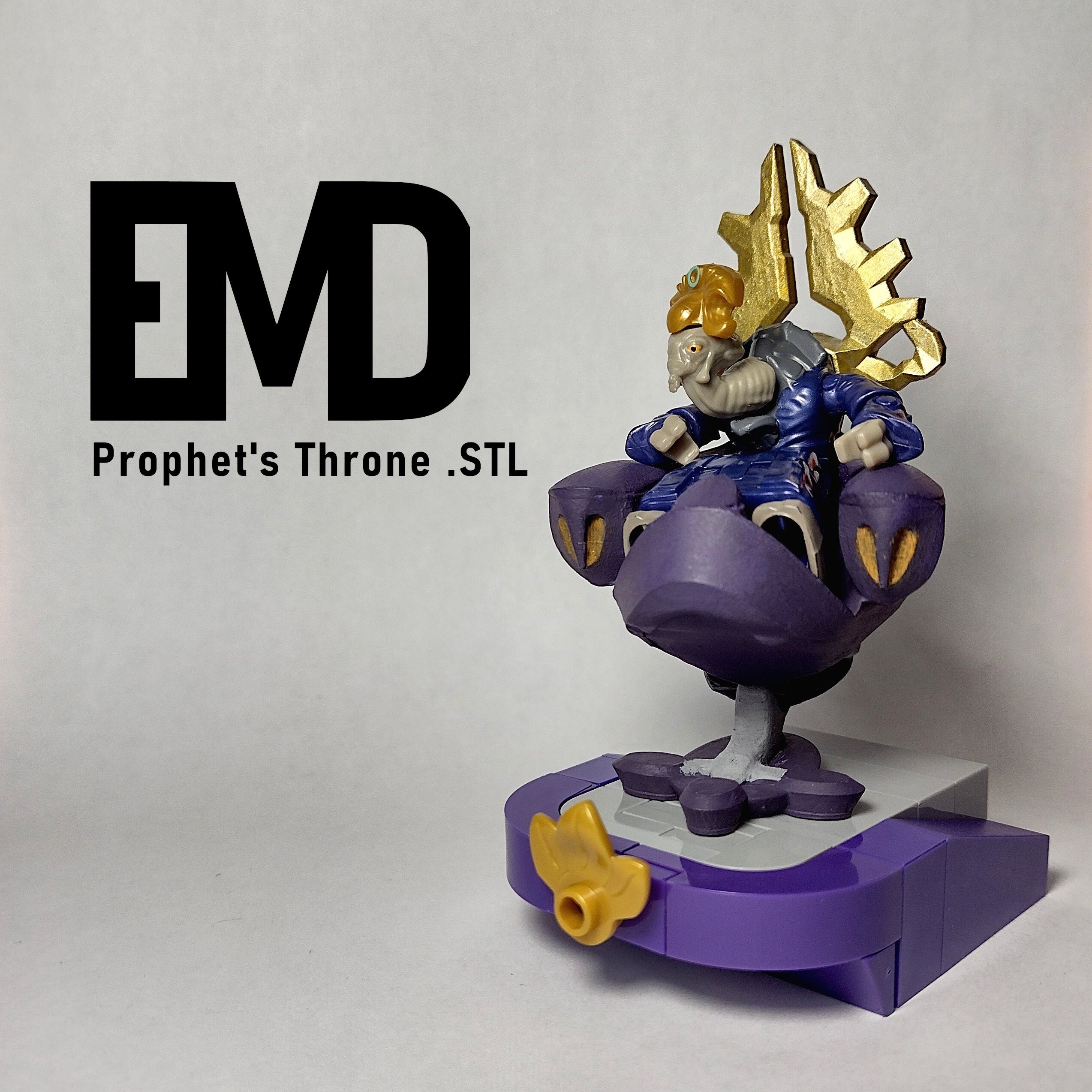 MCX Prophet's Throne & Head Dress: .STL Files for Resin Printing - Etsy