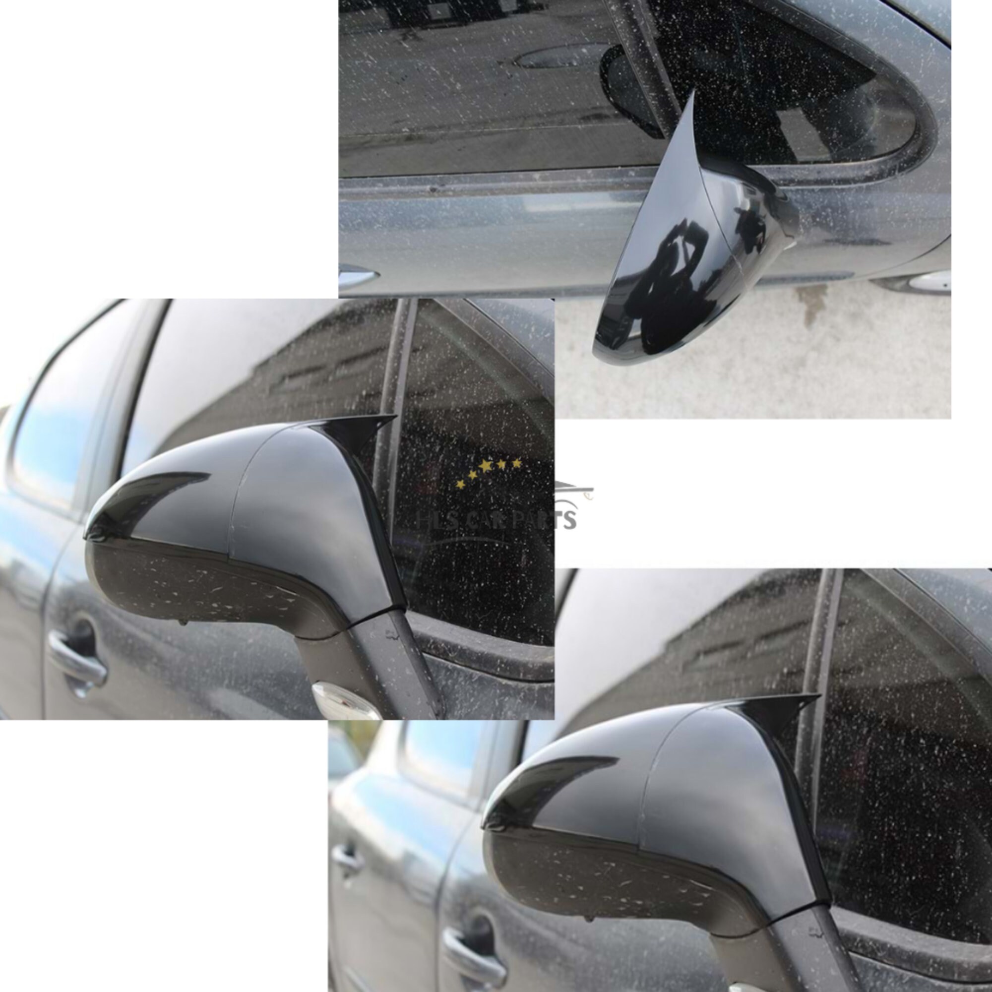 Couvercle De Rétroviseur Pour Peugeot 206 207 2003-2009 - 1 Paire Coque Extérieure Primer Gauche Droit