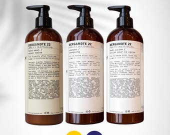 Le Labo Bergamote 22  Shampoo, Body Lotion, Hand Wash 480ml Hotel Collection FAST DELIVERY