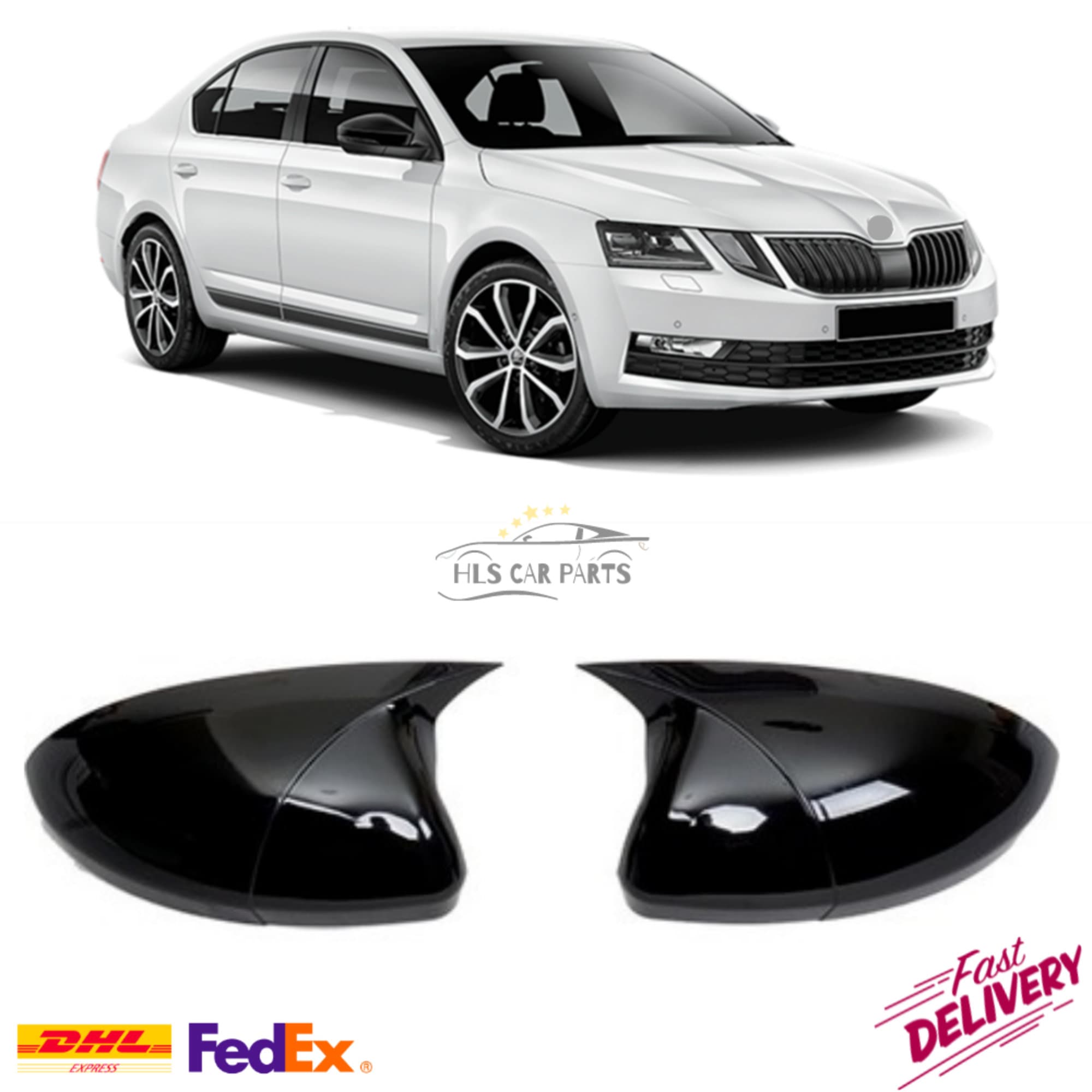 Cristal De Espejo Retrovisor Lateral Para Skoda Octavia III (2012-2020) - Con Calefacción Y Gran Angular, Fácil Instalación