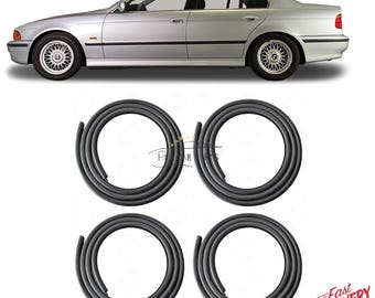 BMW E39 5シリーズ ラバー/ベルベット ドアシール エッジプロテクション 4個 ウェザーストリップセット
