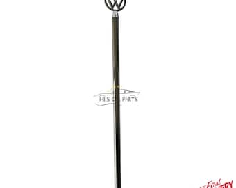 Fit For Volkswagen Chrome Parking Pole Park Bar Flag Pole Fast Delivery