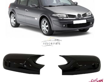 Bat Mirror Cover for Renault Megane 2 II 2002-2009 Car Accessories RS GT Shiny Piano Black Tuning Auto Sport Design External Parts