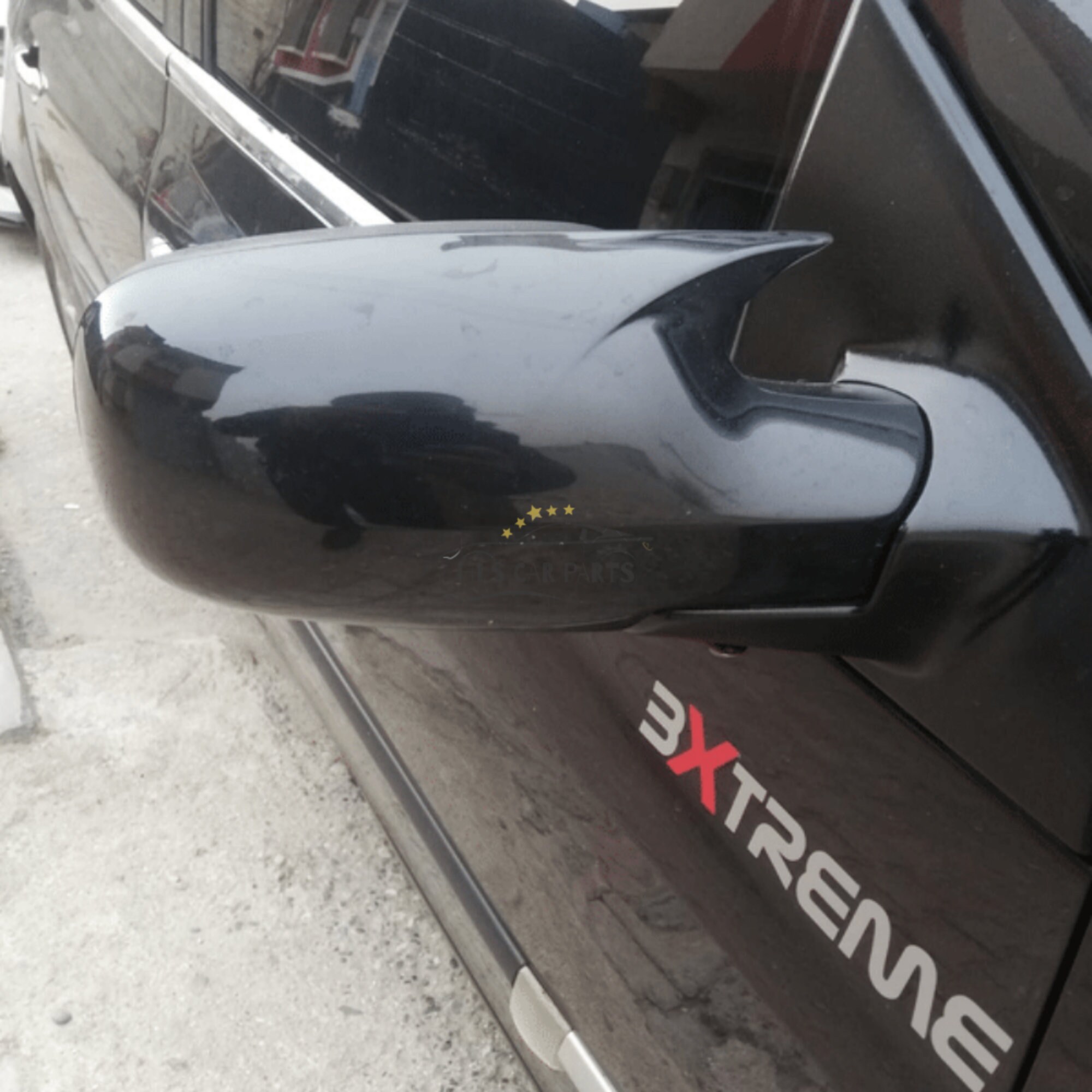 Coques Rétroviseurs Style Chauve-souris Pour Renault Clio 3 - Noir Piano, Accessoire Tuning Facile à Coller