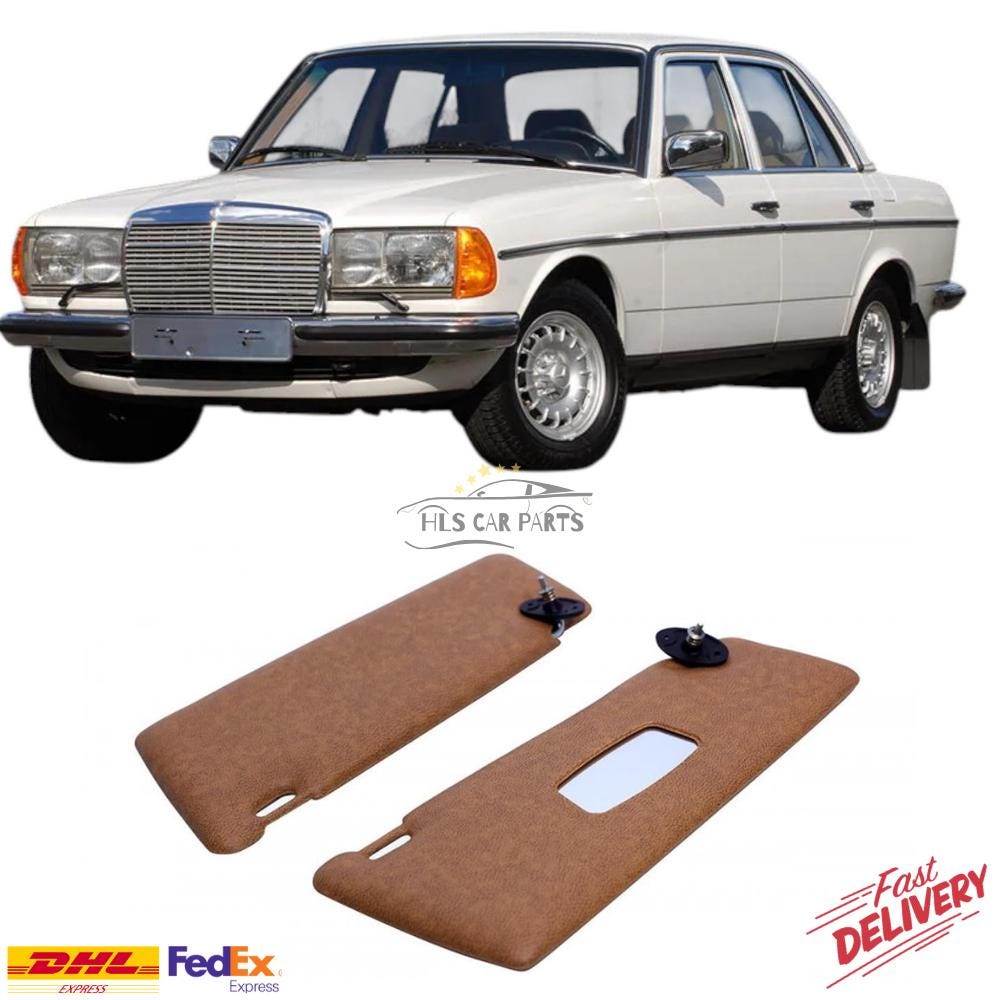 W123 Mercedes-Benz スカッフプレート 4枚セット Palomino Sun Visor for Mercedes W123 Sedan 200D 230E 300TD 240D