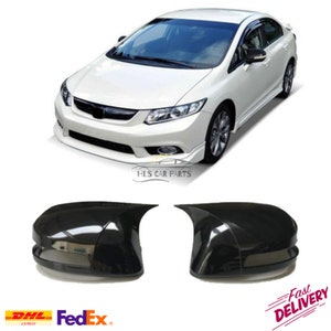 Osłona lusterka Bat do Hondy Civic FB7 2012-2015 Model Years RS SI TypeR Akcesoria samochodowe Błyszcząca czerń fortepianowa Tuning Auto Sport Części zewnętrzne