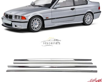 BMW 1992-1998 E36 M3スタイル4ドアセダンボディサイドモールディング