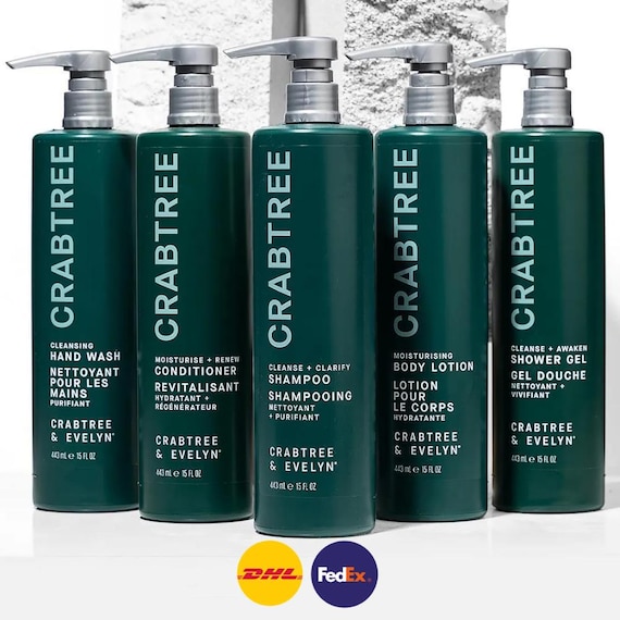 Crabtree & Evelyn Hotel Collection Shampoo Conditioner Shower Gel