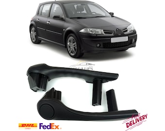 For Renault Megane 2 2003-2009 Door Pull Handle Arm Set Right & Left Black-Chrome-Beige 7701475316 - 7701475317 - 7701476922 Free Shipping