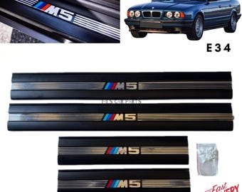 Instaplijsten beschermplaat set 4-delig voor BMW E34 M5 1987-1996 Snelle levering: