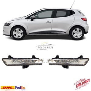 Può includere: Un'auto hatchback argentata con pneumatici neri e due fari. I fari sono rettangolari con più luci a LED. L'immagine include anche il testo "HLS CAR PARTS".