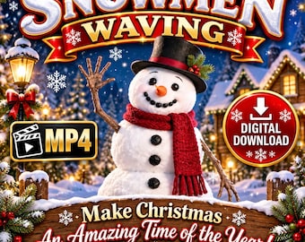 SNOWMEN WAVING — Bring the magic of Christmas to life - DDL