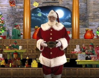 Père Noël américain VIRTUAL AFRICAN sur clé USB