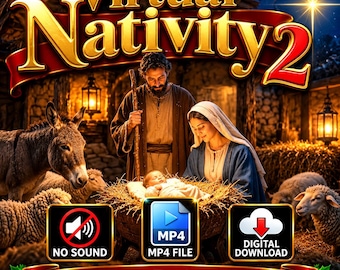 Virtual Nativity "2" – NO SOUND - MP4 - Digital Download