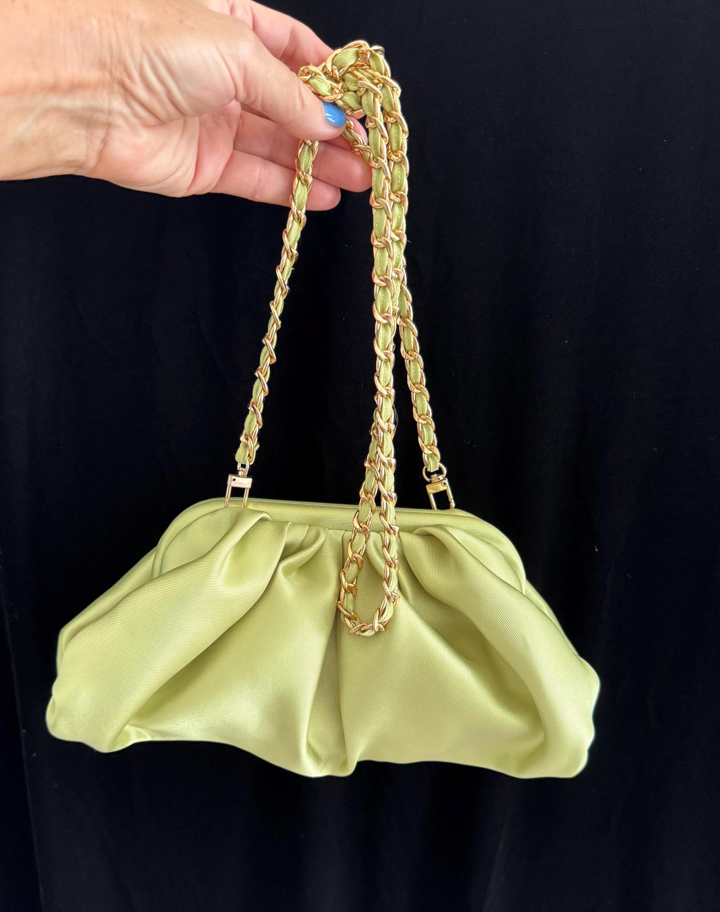 Clutch Verde Petrolio Clutch Verde Oliva Italia