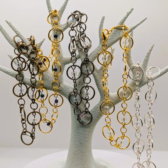 Metal Earring and Bracelet Bundle: The Celestial Court Collection