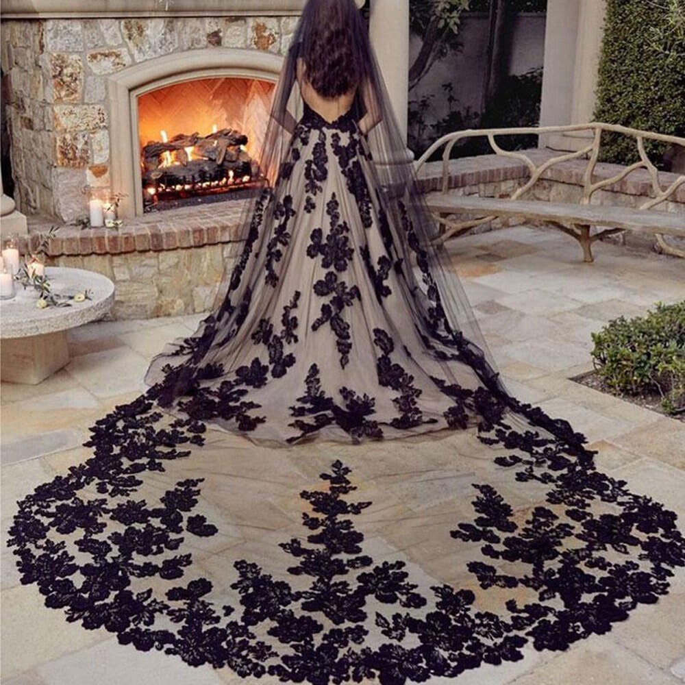 Gothic Wedding Veil Etsy Singapore
