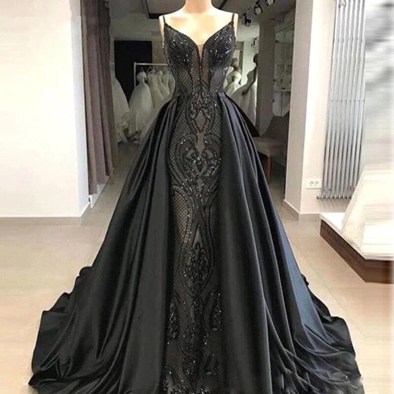 Black Mermaid Dress - Etsy