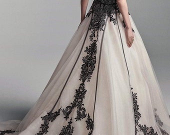 Tristyn Black Lace Ball Gown Wedding Dress Maggie Sottero, 49% OFF