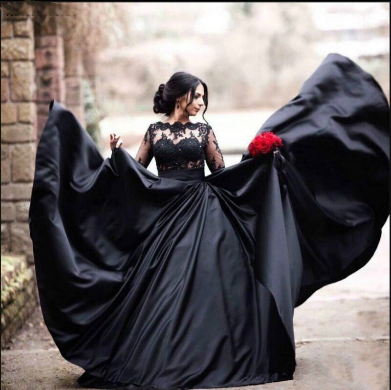 Black Princess Gown - Etsy UK