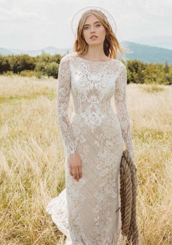 boho wedding dress sample sale