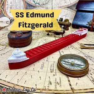 12” SS Edmund Fitzgerald Model, Titanic Toy, Titanic Model, Titanic Toys For Kids, Titanic Gift, Toy boat, Toy Ship
