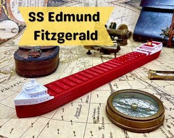 12” SS Edmund Fitzgerald Model, Titanic Toy, Titanic Model, Titanic Toys For Kids, Titanic Gift, Toy boat, Toy Ship