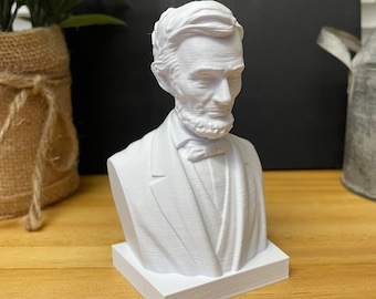 Busto de Abraham Lincoln, Regalo de Abraham Lincoln, Regalo de la Guerra Civil de Washington DC, Regalo del Presidente, Regalo de los Estados Unidos, Regalo de Lincoln de la capital de EE.UU.