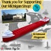 12" Edmund Fitzgerald Freighter Ship Model - Titanic Toy Co Model - Detailed Replica Freighter - Made In USA