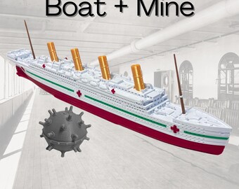 Buy 12” HMHS Britannic Model, Britannic Toy, Titanic Toy, Titanic