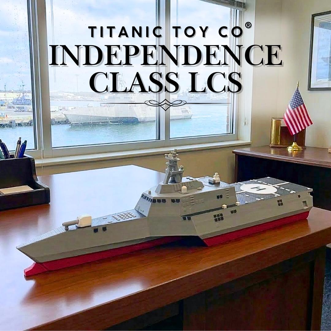 Lcs Model Independence-class Littoral Combat Ship (LCS) Model – 10” Trimaran ...