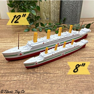 12-Zoll-HMHS Britannic Modell, Britannic Spielzeug, Titanic Spielzeug, Titanic Spielzeug, RMS Titanic Modell Schiff, Titanic Cake Topper Party, Boot Spielzeug, Spielzeugschiff Bild 2