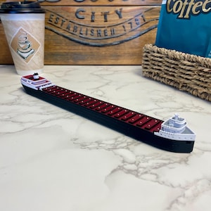 12” William Clay Ford Freighter Model, Titanic Toy, Titanic Cake Topper, Titanic Boat, Toys For Kids Titanic Model, Toy boat, Toy Ship