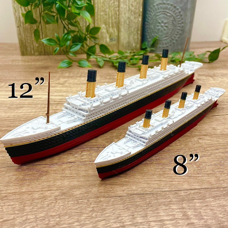 12 RMS Titanic Model Titanic Toy Titanic Cake Topper Etsy Australia