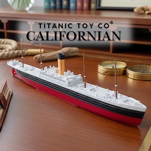 12” SS Californian Model, Titanic Toy, Titanic Cake Topper, Titanic Boat, Toys For Kids Titanic Model, Toy boat, Toy Ship
