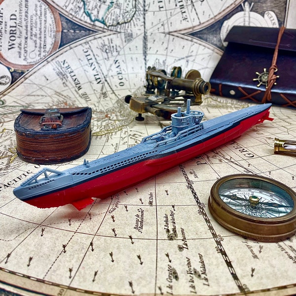 12” Uboat Submarine Model, Titanic Era Subarine, WW2 submarine, Titanic Toy, Titanic Model, Titanic Toys For Kids, Toy boat, Toy Ship