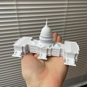 US Capital Building Replica, Capital Gift, Washington DC Gift White House Toy, President Gift, United States Gift, US Capital Building Gift