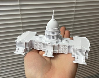Réplica del Capitolio de EE. UU., obsequio para el Capitolio, regalo de Washington DC, juguete de la Casa Blanca, obsequio para el presidente, obsequio de los Estados Unidos, obsequio del Capitolio de EE. UU.