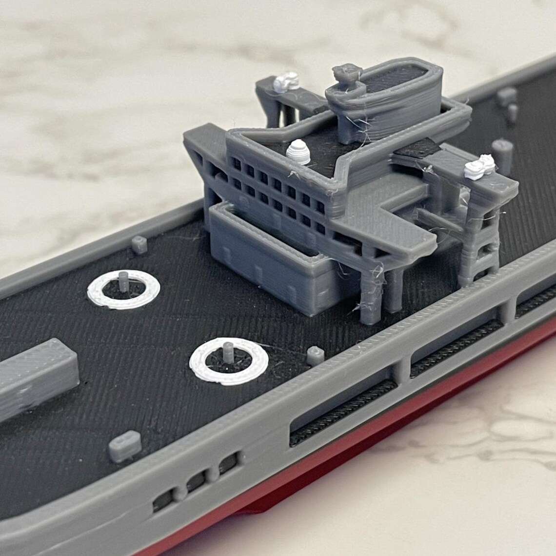 USS Blue Ridge-class (LCC) Amphibious Command Ship Model – 10” Flagship ...