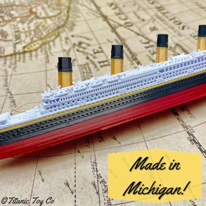 3 Pack RMS Titanic Model Britannic&Olympic Titanic Speelgoed, Titanic Cake Topper, Titanic Gift, Titanic Speelgoed voor kinderen, Titanic Ornament afbeelding 6